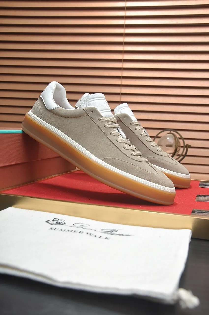 Men's men's shoes 💰540💶【𝐥𝐨𝐫𝐨 𝐏𝐢𝐚𝐧𝐚】lp classic loafers, an Italian treasure brand, the only brand that can match Hermès! Only after wearing it do we realize that we cannot let down our feet. The upper is imported cashmere, the lining of water-dyed cowhide ➕ the cowhide feet, the official original glass rubber outsole, and the pendant. Exclusive original packaging (tag ➕ brand paper ➕ outer box ➕ hand bag) code number: 38-45